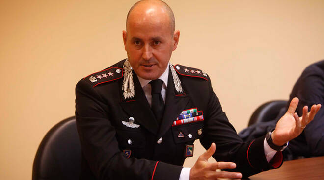 Il neo Comandante dei carabinieri Massimo Cagnazzo