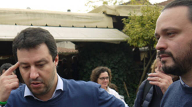 Matteo Salvini e Alan Fabbri