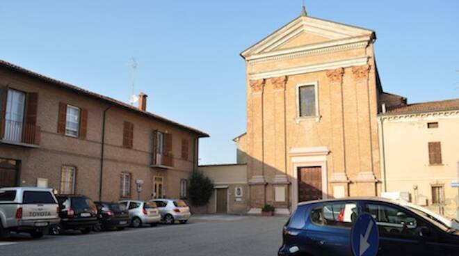 La piazza di Sant'Agata sul Santerno