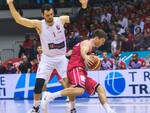 Un momento di Pallacanestro Trieste-Unieuro Forlì (foto tratta da sito della Pall Trieste)