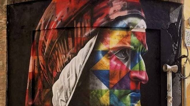 Il Dante dello street artist brasiliano Kobra