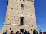 La delegazione in visita alla Torre San Michele di Cervia