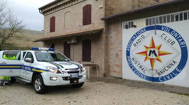 La sede dell' associazione volontari di protezione civile R.C. Mistral