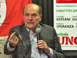 Pierluigi Bersani in uno degli ultimi incontri in Romagna