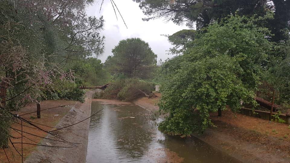 Tromba d'aria a Cervia