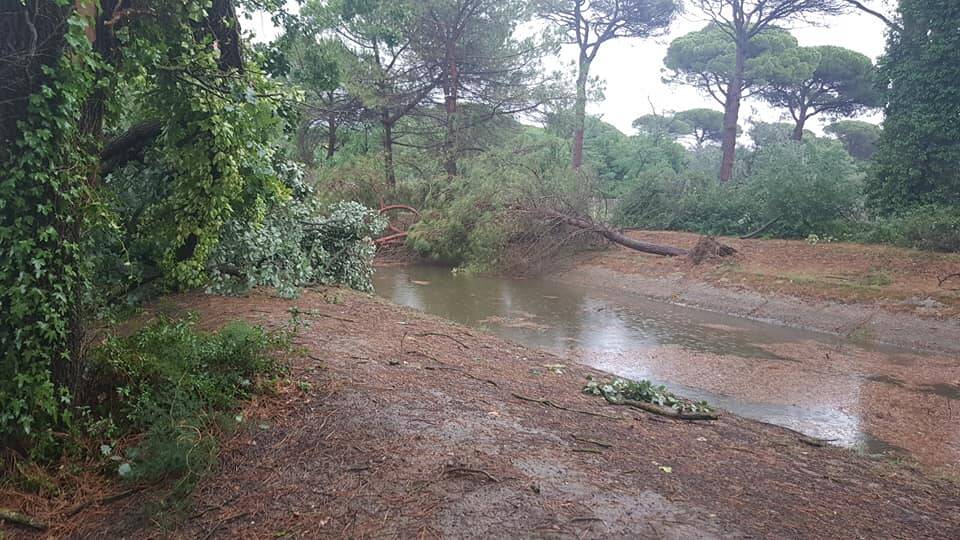 Tromba d'aria a Cervia