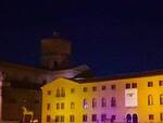 Luci giallo e viola sulla facciata del Mar: così anche Ravenna ricorda Kobe Bryant