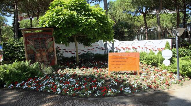 Cervia Città Giardino: l'aiuola di Bagnacavallo