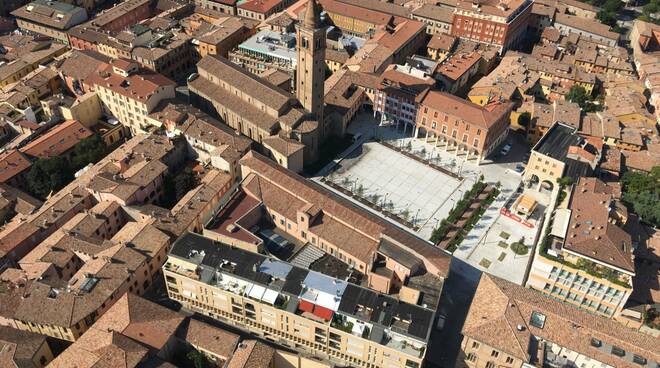 cesena panoramica dall'alto