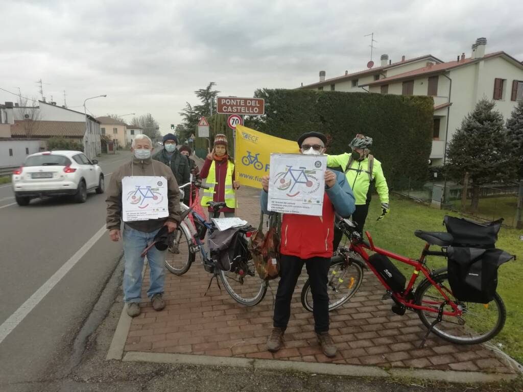  flashmob fiab pro ciclabile Faenza-Castelbolognese