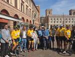 il Bike Tour nella sua tappa in piazza Saffi