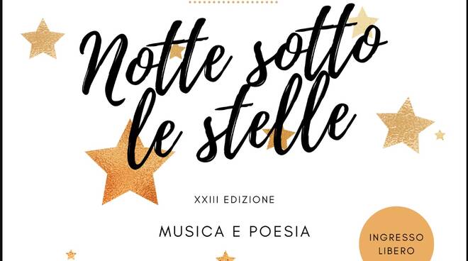 notte sotto le stelle