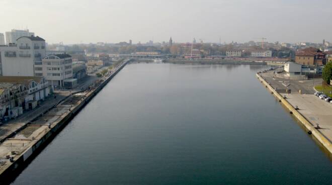 Ravenna Darsena dall'alto