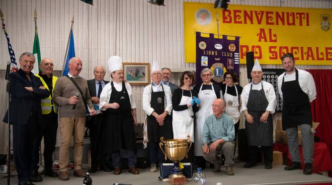 chef dell’Associazione durante il pranzo pro I.O.R.