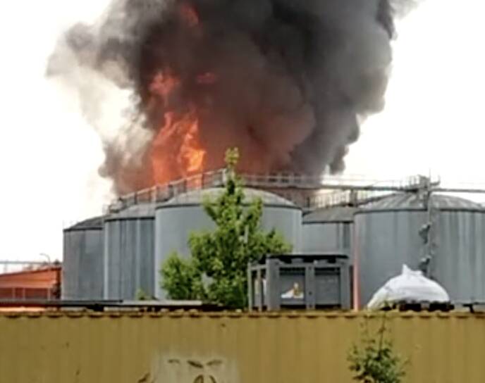 8 maggio 2023 - Incendio alla Carivo di Faenza