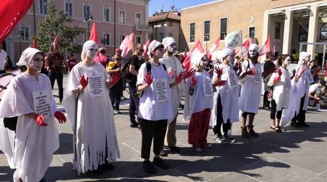 Manifestazione Ravenna No rigas - 