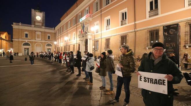 Flash mob È strage della Casa delle Donne di Ravenna