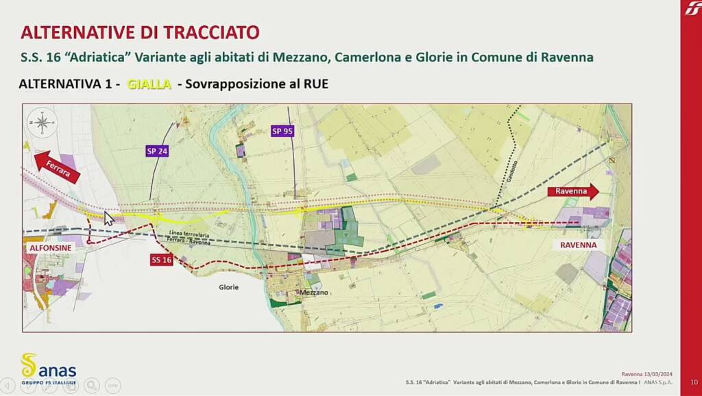 variante ss 16 adriatica - Mezzano 2024