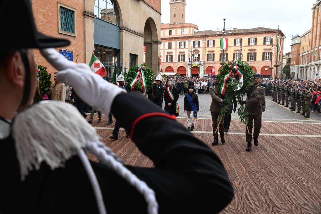 Forlì. Celebrazione del 79° Anniversario della Festa Liberazione dal nazifascismo, 25 Aprile