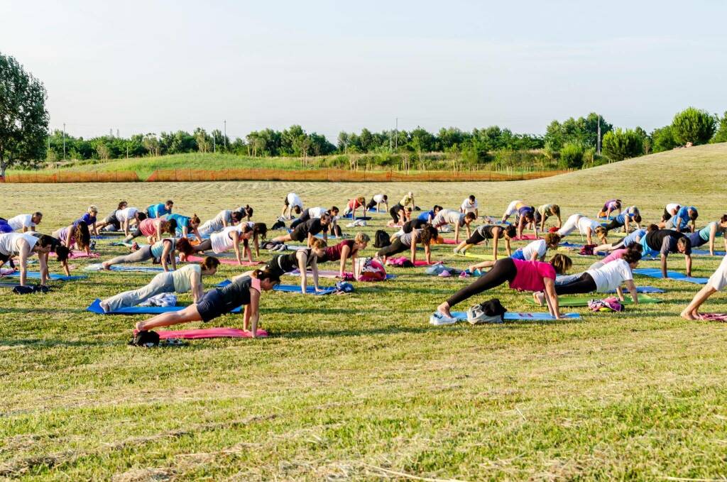 Ginnastica parco