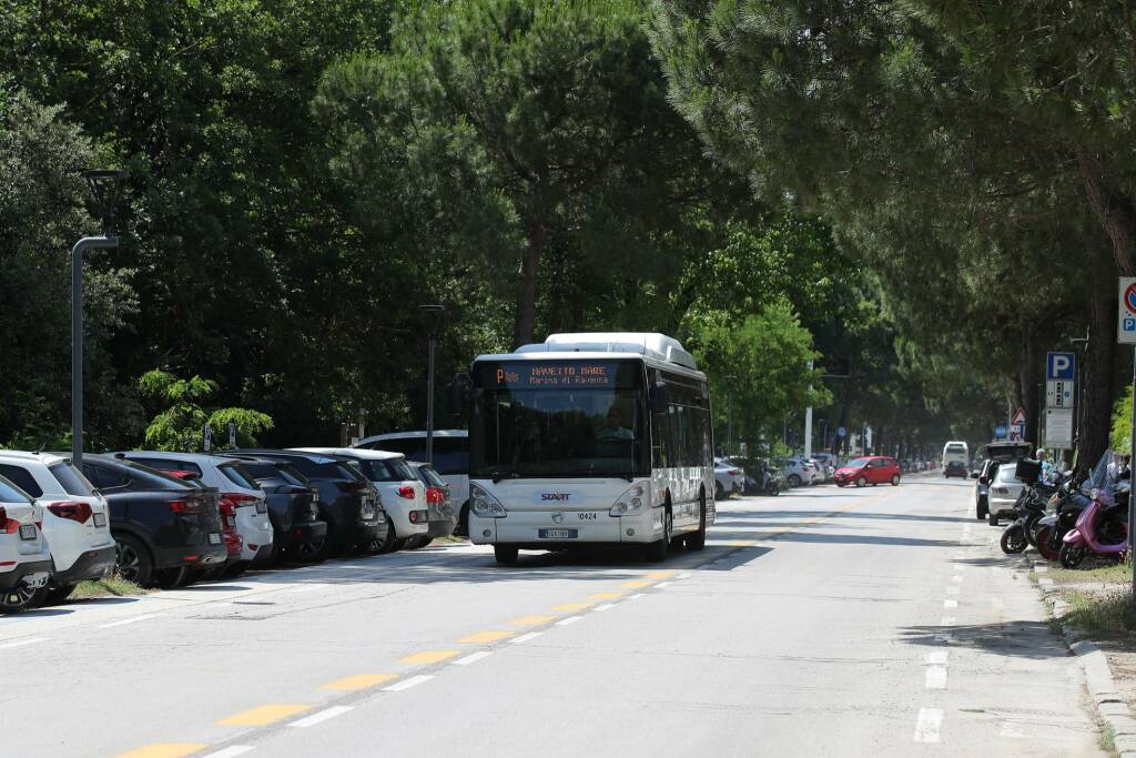 Marina di Ravenna. Primo weekend con viale delle Nazioni a senso unico