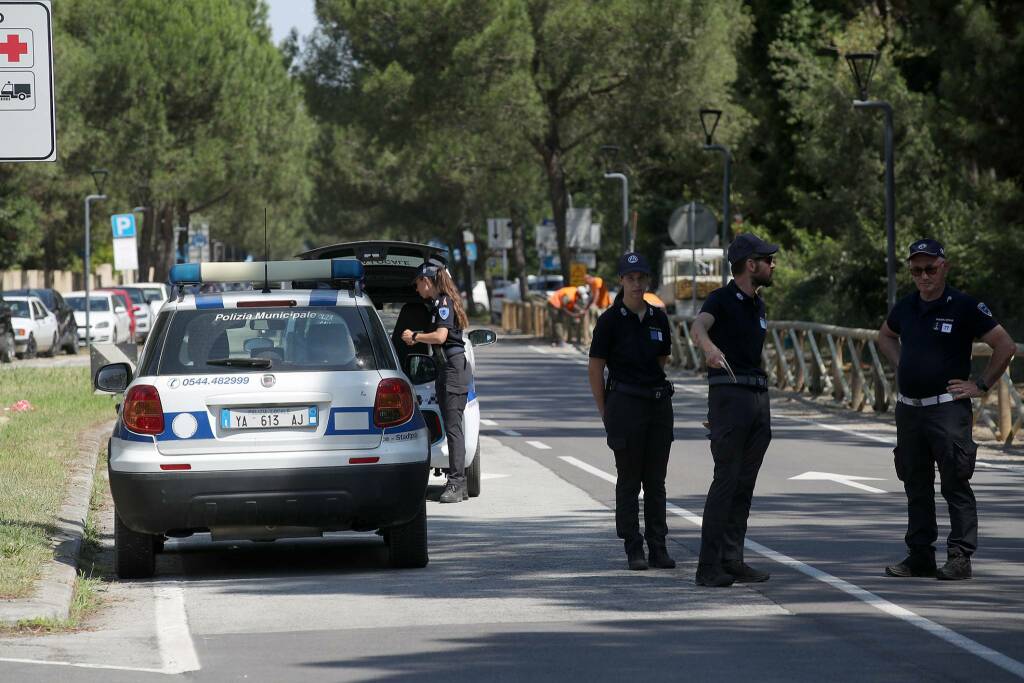 Marina di Ravenna. Primo weekend con viale delle Nazioni a senso unico