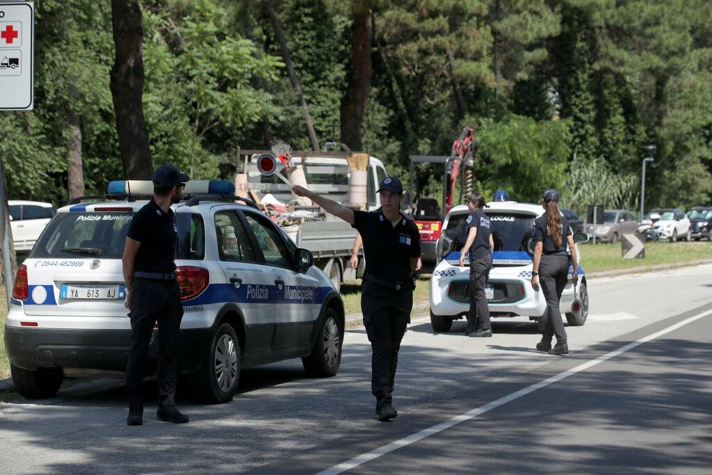 Marina di Ravenna. Primo weekend con viale delle Nazioni a senso unico