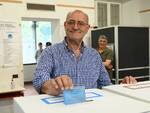 Rinaldini al seggio - elezioni Forlì 2024