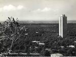 grattacielo milano marittima, anni 60, cartolina d'epoca