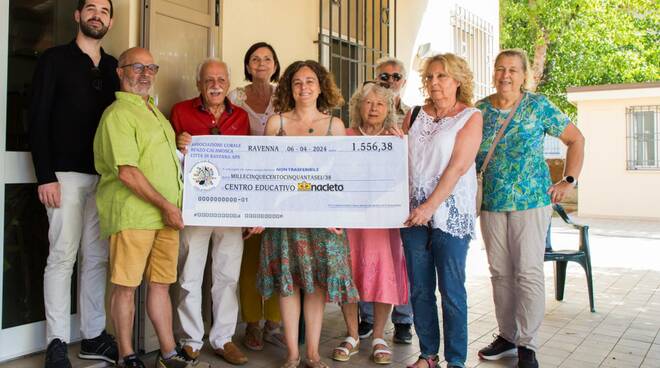 Il Coro lirico Renzo Calamosca città di Ravenna dona l'incasso del Gran Galà d’Opera al Centro Educativo Anacleto per bambini e ragazzi Autistici