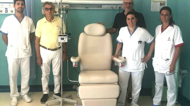 poltrone per Day Hospital in oncologia ravenna