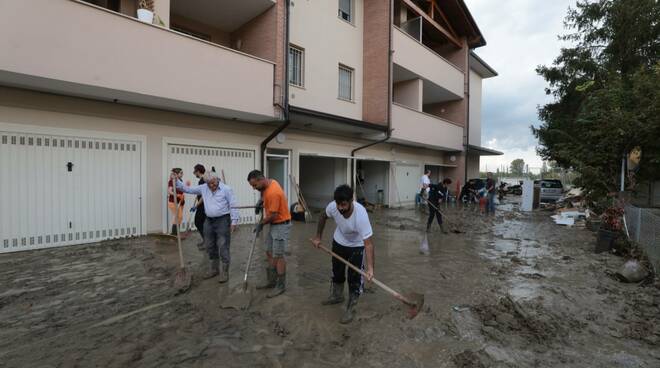 Alluvione. Rotta del Lamone a Traversara. Reportage del 20 settembre 2024