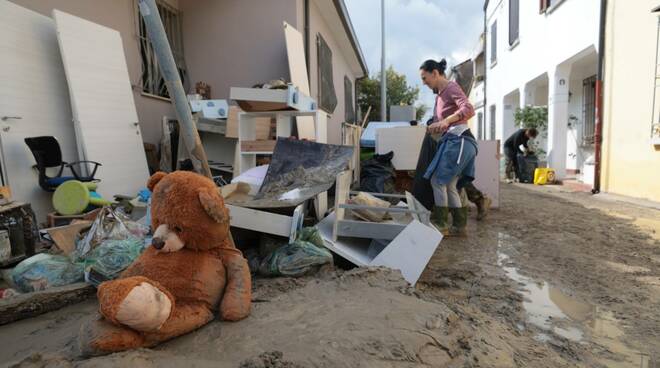 Alluvione. Rotta del Lamone a Traversara. Reportage del 20 settembre 2024