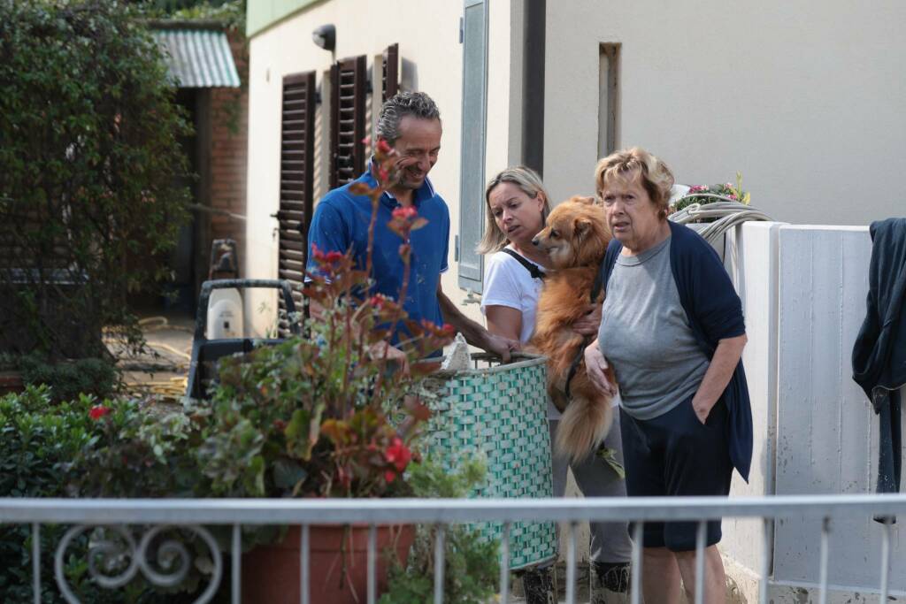 Alluvione. Rotta del Lamone a Traversara. Reportage del 20 settembre 2024