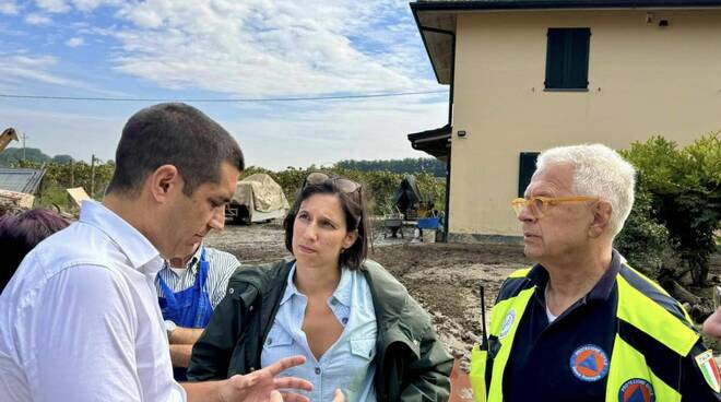 Elly schlein in visita alle zone alluvionate 2024