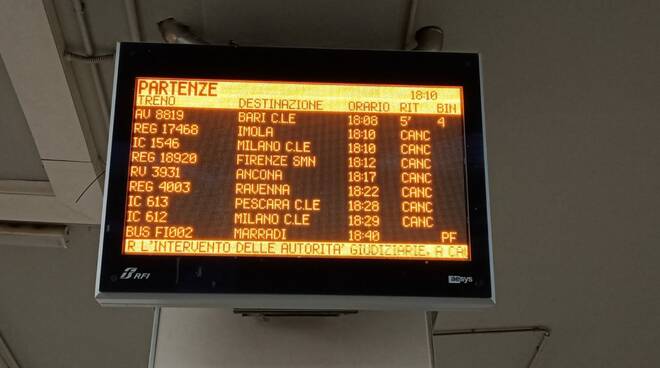 stazione faenza treni cancellati 